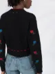 Versace embroidered round neck cardigan