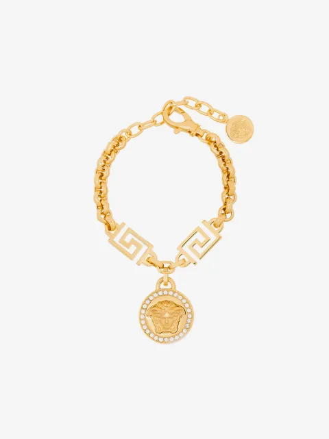 Versace La Medusa crystal bracelet