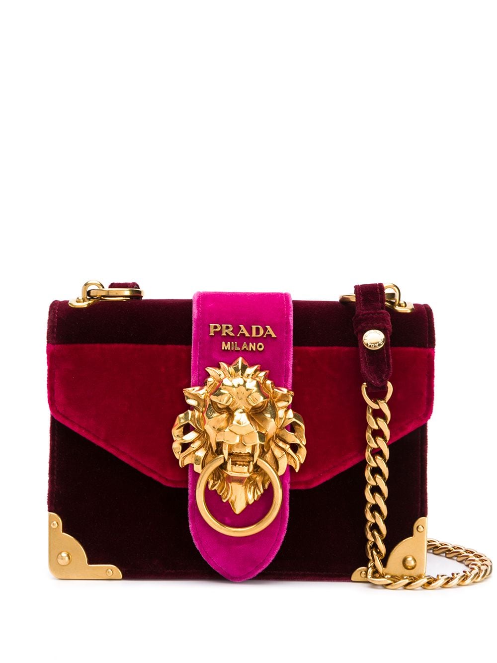 prada lion cahier bag