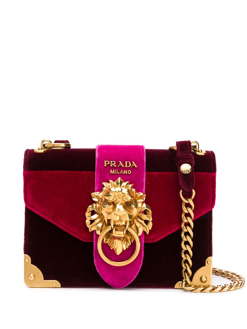 Bolsa Prada Cahier Lion, Bolsa de Ombro Feminina Prada Nunca Usado  35375557