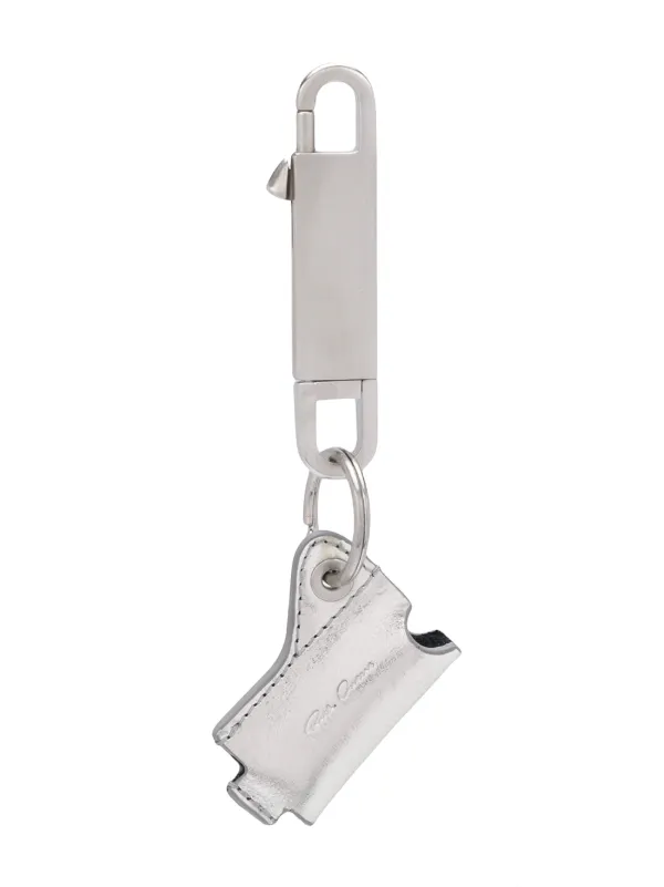 RICKOWENS シルバーツインキーチェーン リックオウエンス キーホルダー