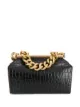 Image 1 of Stella McCartney medium crocodile-effect boxy shoulder bag