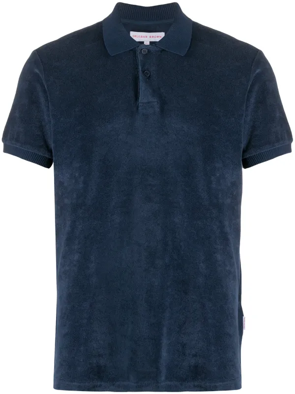 towelling polo shirt