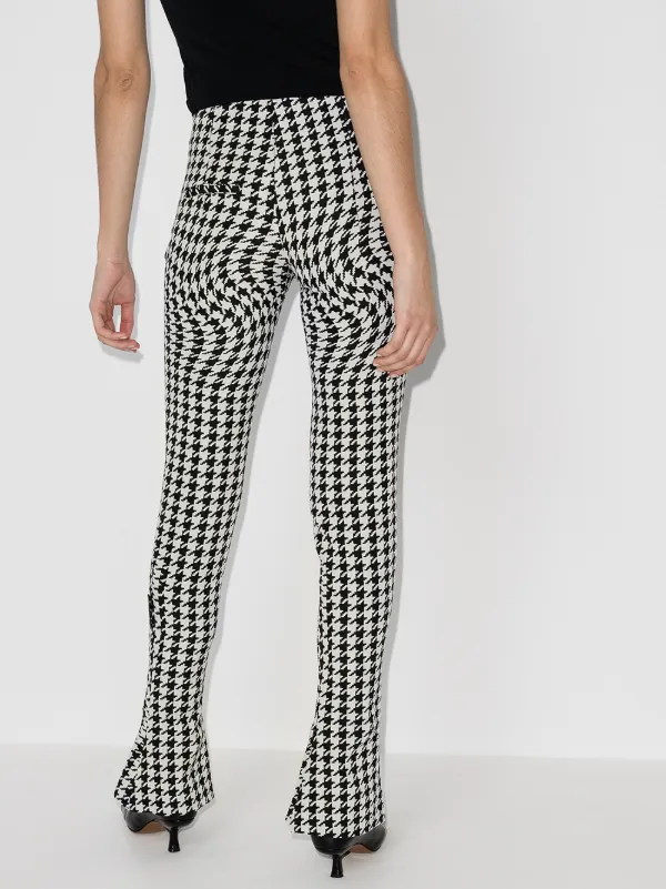 off white checkered pants
