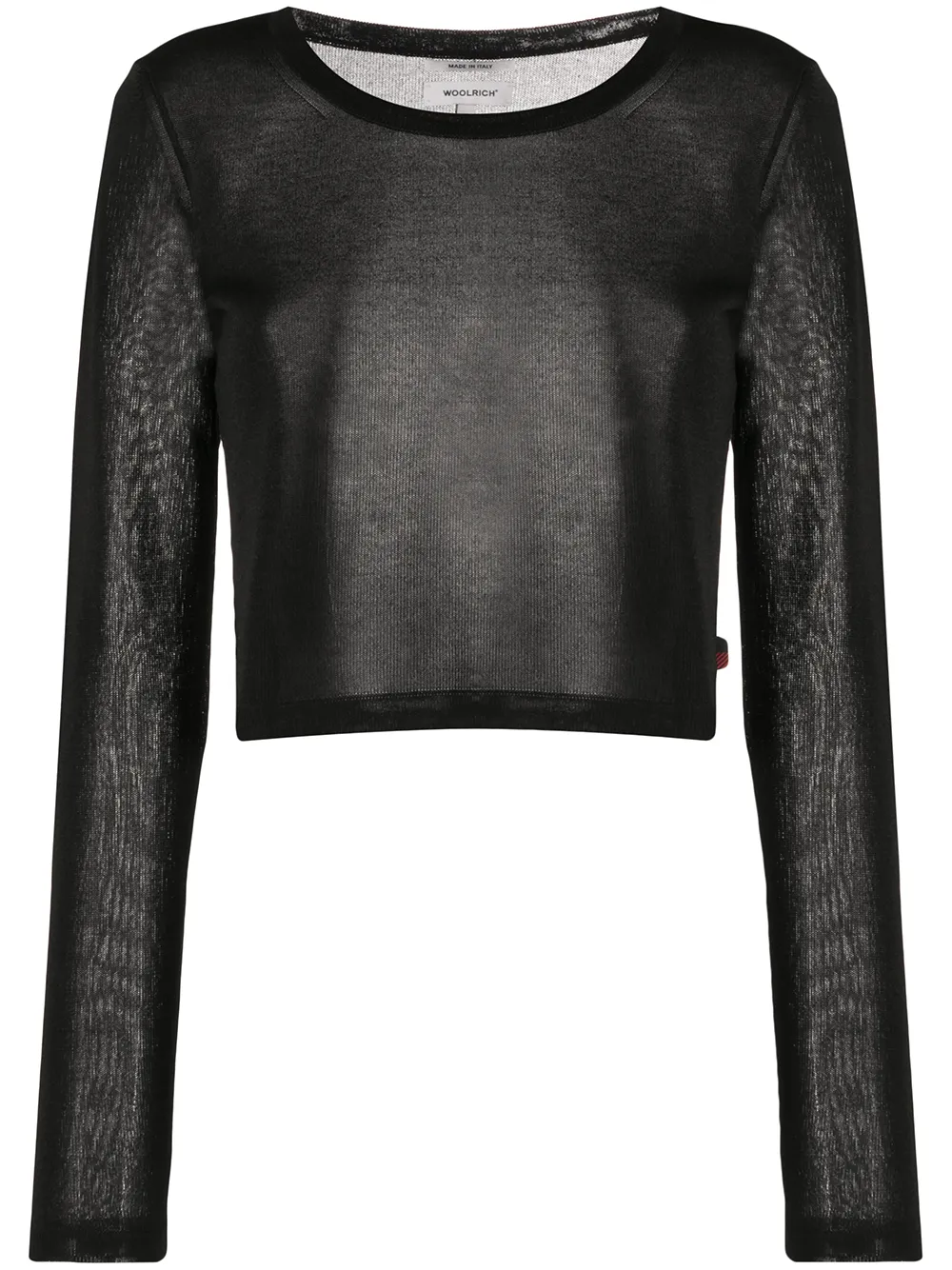 Woolrich Pullover mit rundem Ausschnitt - Schwarz