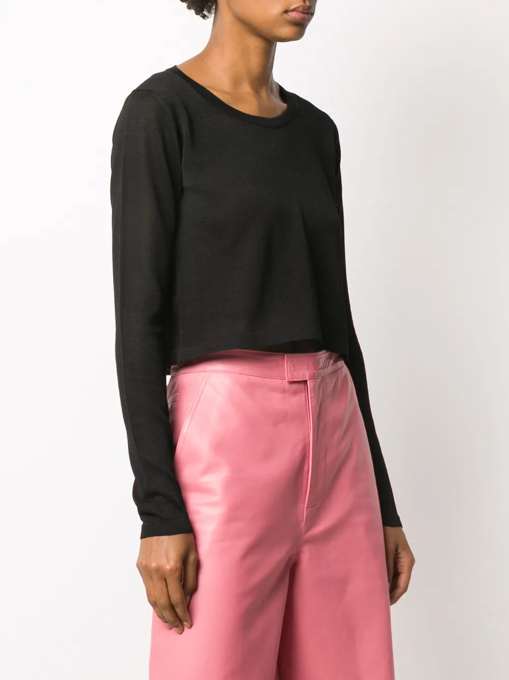  Woolrich Jersey Corto Con Cuello Redondo - Negro 