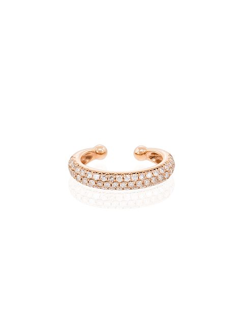 SHAY 18kt rose gold Jumbo diamond ear cuff