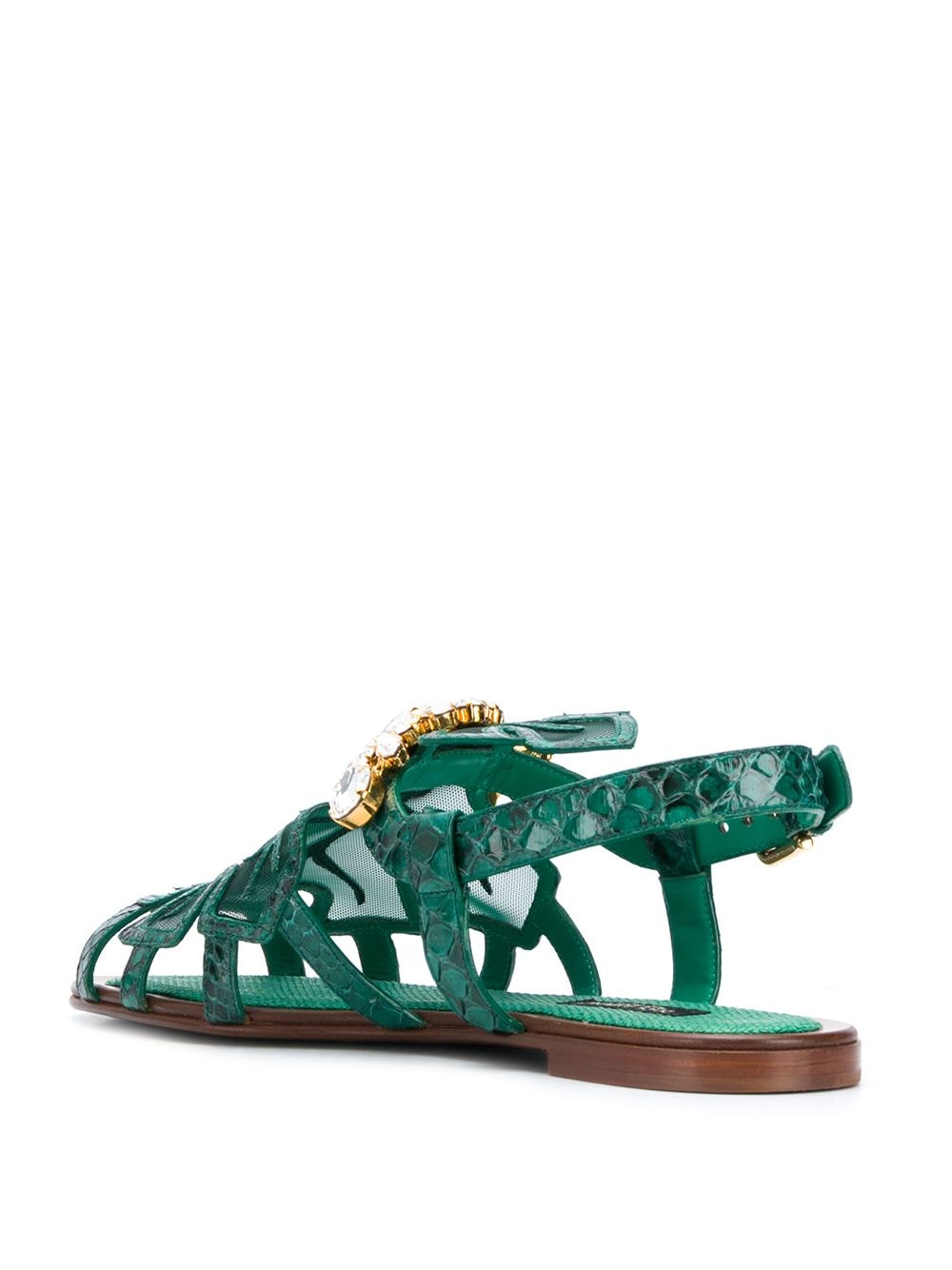 Shop Dolce & Gabbana embellished-detail sandals with Express Delivery ...