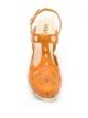 RED(V) laser cut detail clogs