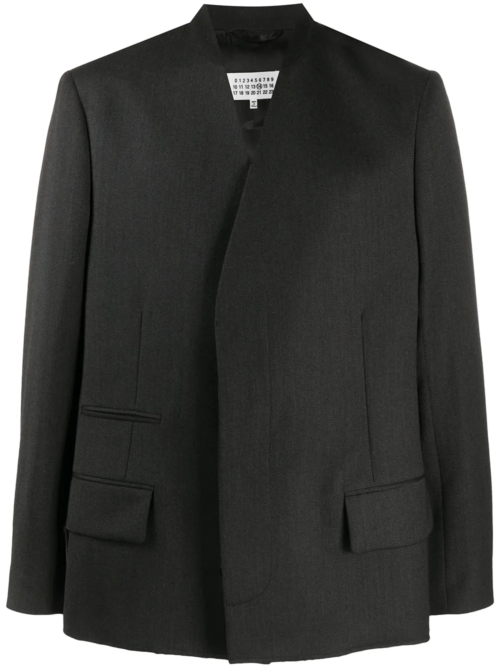 

Maison Margiela blazer con doble botonadura - Gris