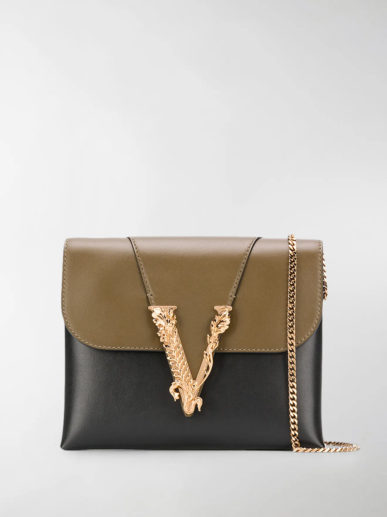 Versace Virtus crossbody bag black MODES