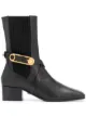 Image 1 of Versace square-toe 45mm ankle boots
