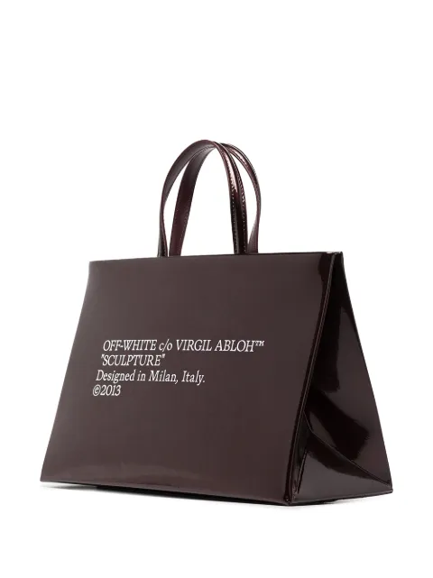 off white box tote