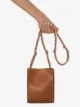 Jil Sander tangle small leather crossbody bag