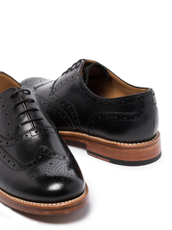 brogue slip on shoes
