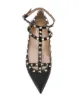 Valentino Garavani Rockstud point-toe ballerina flats