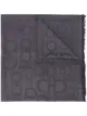 Image 1 of Salvatore Ferragamo Gancini jacquard scarf