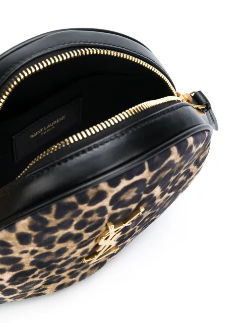 ysl leopard camera bolsa