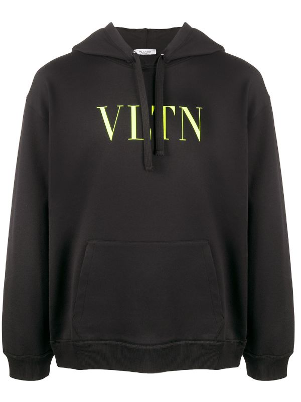 Valentino VLTN logo-print Hoodie - Farfetch
