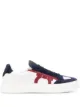 Image 1 of Salvatore Ferragamo Gancini low-top leather sneakers