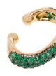 SHAY 18kt yellow gold Jumbo emerald ear cuff