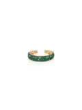 SHAY 18kt yellow gold Jumbo emerald ear cuff