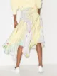 Mira Mikati asymmetric paisley-print midi skirt