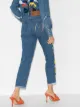 Mira Mikati beaded high-rise straight-leg jeans