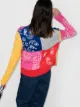 Mira Mikati colour block paisley pattern cardigan