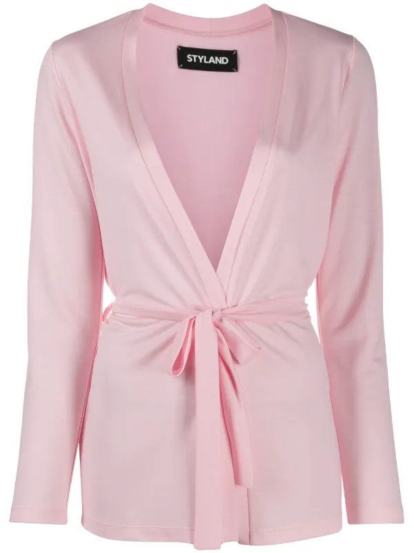 cardigan tie waist