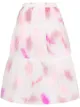 Image 1 of Susan Fang tie-dye tiered midi skirt