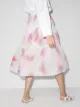 Susan Fang tie-dye tiered midi skirt