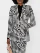 Image 2 of Off-White houndstooth single-breasted blazer