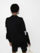 Christopher Kane asymmetric crystal-fringe cardigan