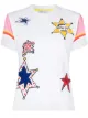 Image 1 of Mira Mikati star embroidered T-shirt