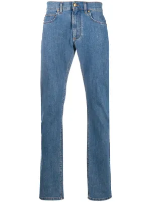 versace straight leg jeans