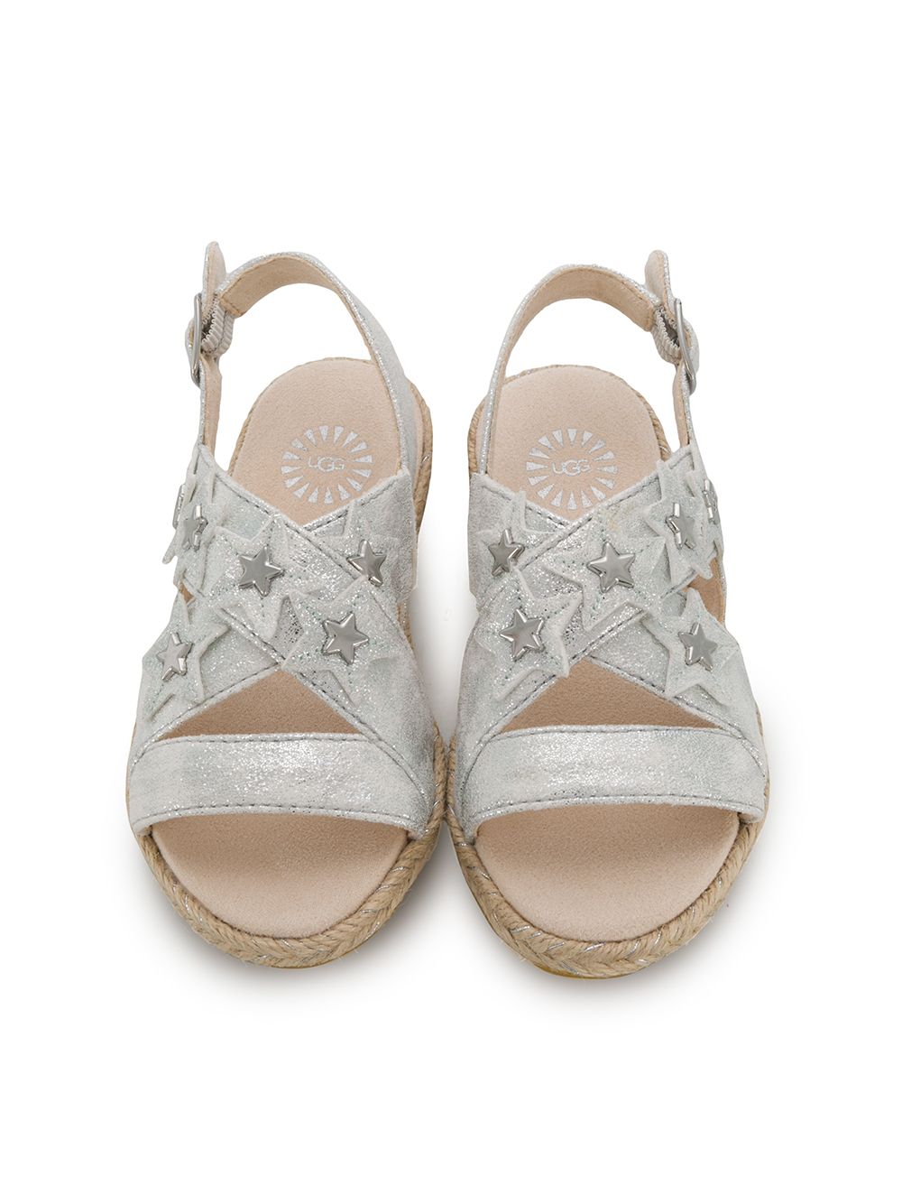 фото Ugg kids allairey star plaque detail sandals