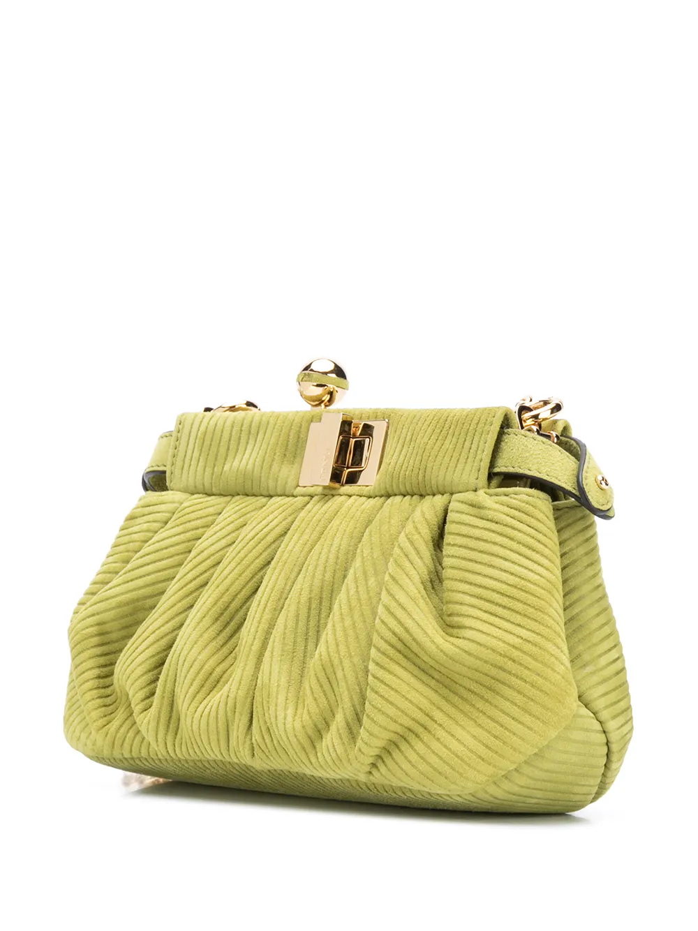 fendi peekaboo green suede