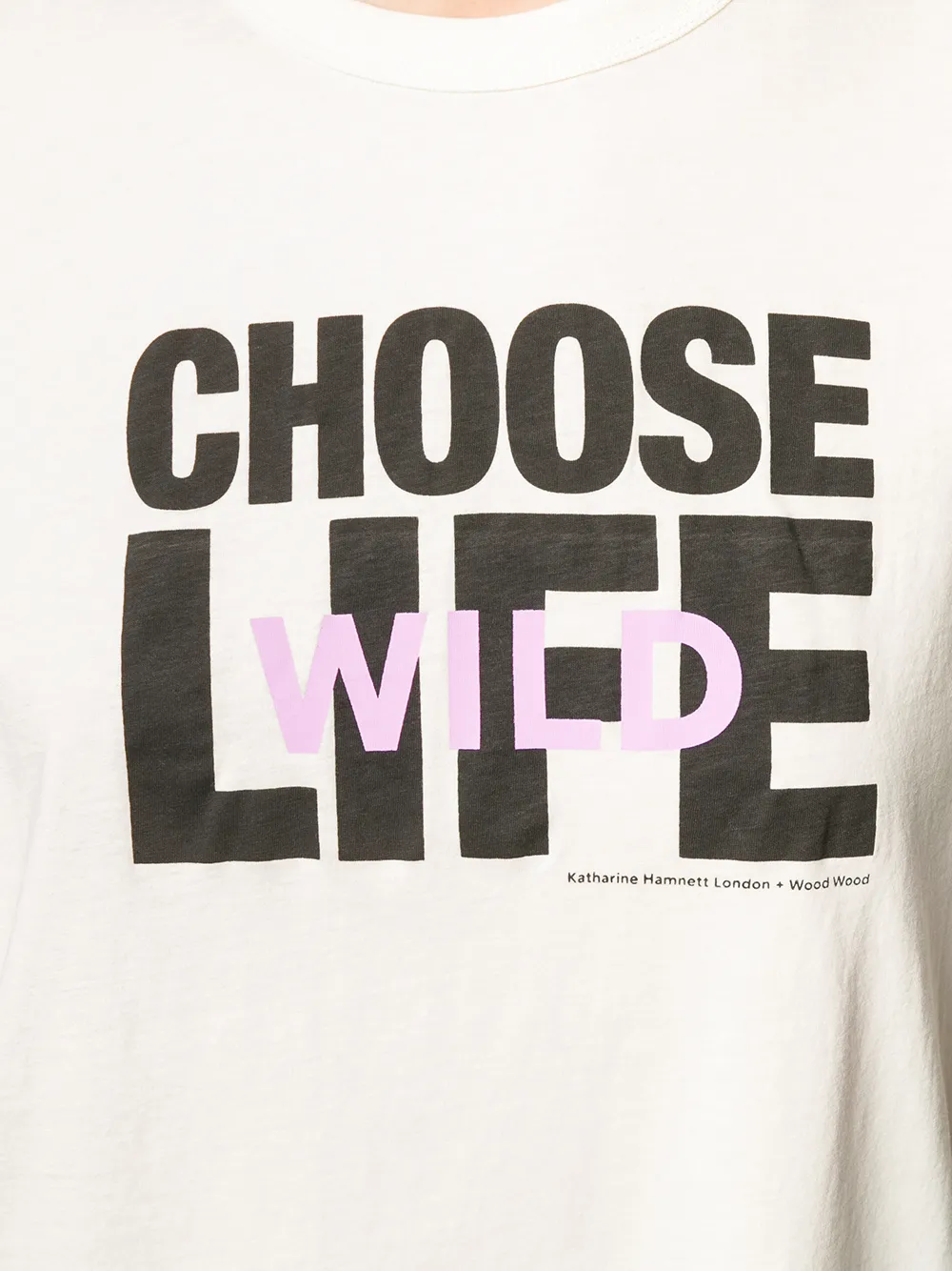 фото Wood wood choose life t-shirt