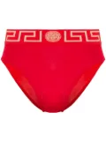 Versace Greca Border high-waisted briefs - Red