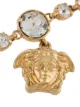 Versace crystal-embellished Medusa bracelet