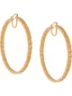 Image 1 of Versace Greca Key hoop earrings
