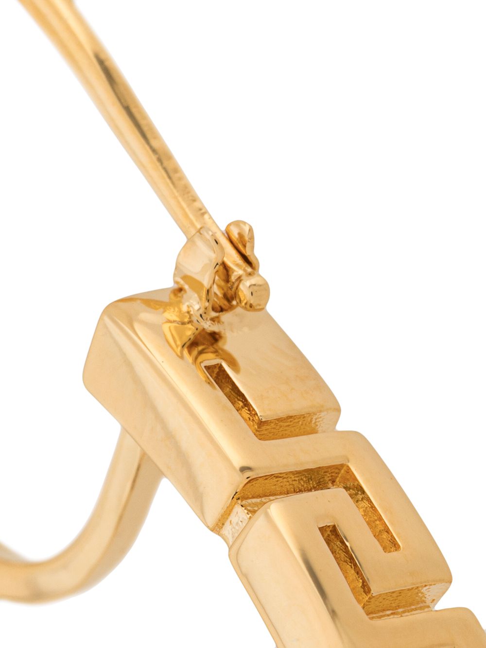фото Versace серьги-кольца с орнаментом greca key