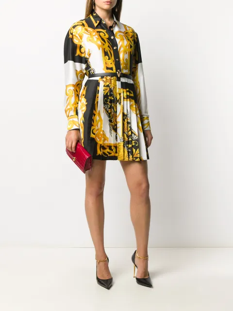 versace shirt dress