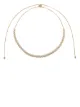 Image 1 of AS29 18k yellow gold diamond Indiana choker necklace