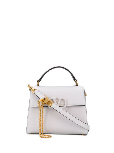Valentino Garavani white mini VSLING tote bag for women | UW2B0G97KGW ...