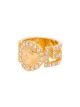 Image 1 of Versace Medusa coin crystal ring