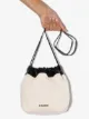 Jil Sander leather-trim canvas cross body bag