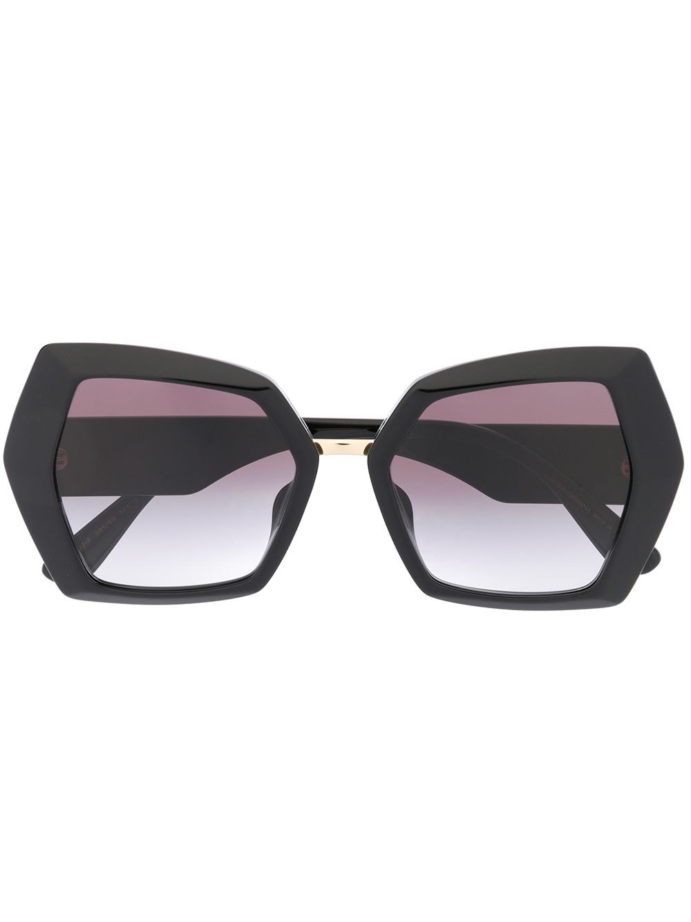 фото Dolce & gabbana eyewear солнцезащитные очки в массивной квадратной оправе