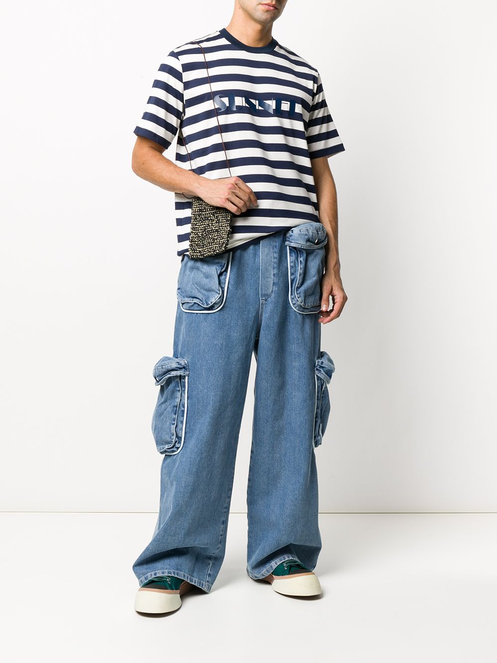 фото Sunnei elastic cargo trousers